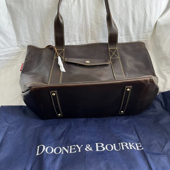 Dooney & Bourke Large Pocket Shopper Leather Tote - Picture 5 of 14